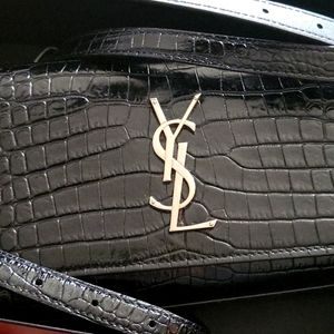 Saint Laurent.. Authentic.  Belt bag. Croc print. Excellent condition